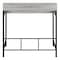 Monarch Specialties Computer Desk, Home Office, Standing, Storage Shelves, 48"L, Work, Laptop, Metal, Grey, Black I 7703 - alternate 2